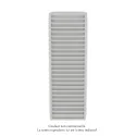 Kadrane EC, couleur Light Grey, 966W, H 1835 mm / L 600 mm robinet couleur