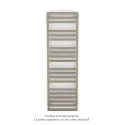 Kadrane Spa EC, Beige Quartz, 588W, H 1507 mm / L 450 mm, robinet couleur