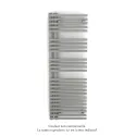 Cala Asymétrique EC gauche, couleur Inox Look, 547W, H 1161 mm / L 496 mm