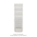 Cala Symétrique EC +Air, couleur Light Beige, 973W, H 1798 mm / L 496 mm