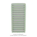 Kadrane EC, couleur Pastel Green, 380W, H 971 mm / L 400 mm robinet couleur