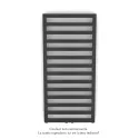 Kadrane EC, couleur Anthracite Grey, 380W, H 971 mm / L 400 mm robinet couleur