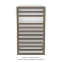 Kadrane Spa EC, Pearl Beige, 332W, H 803 mm / L 450 mm, robinet couleur