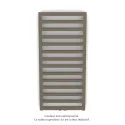 Kadrane EC, couleur Pearl Beige, 380W, H 971 mm / L 400 mm robinet couleur