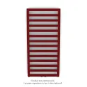 Kadrane EC, couleur Ruby Red, 380W, H 971 mm / L 400 mm robinet couleur