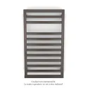 Kadrane Spa EC, Brown Quartz, 332W, H 803 mm / L 450 mm, robinet couleur