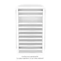 Kadrane Spa EC, White Matt, 332W, H 803 mm / L 450 mm, robinet couleur
