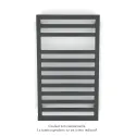 Kadrane Spa EC, Black Matt, 332W, H 803 mm / L 450 mm, robinet couleur