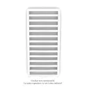 Kadrane EC, couleur White Matt, 380W, H 971 mm / L 400 mm robinet couleur