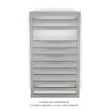 Kadrane Spa EC, Inox Look, 332W, H 803 mm / L 450 mm, robinet couleur