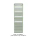 Kadrane Spa EC, Pastel Green, 851W, H 1827 mm / L 550 mm, robinet couleur