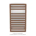 Kadrane Spa EC, Terracotta, 332W, H 803 mm / L 450 mm, robinet couleur