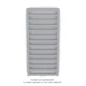 Kadrane EC, couleur Light Jeans, 380W, H 971 mm / L 400 mm robinet couleur