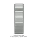 Kadrane Spa EC, Titane, 851W, H 1827 mm / L 550 mm, robinet couleur