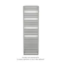 Kadrane Spa EC, Inox Look, 851W, H 1827 mm / L 550 mm, robinet couleur
