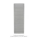 Kadrane EC, couleur White Aluminium, 966W, H 1835 mm / L 600 mm robinet couleur