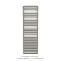 Kadrane Spa EC, Concrete Grey, 851W, H 1827 mm / L 550 mm, robinet couleur