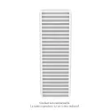 Kadrane EC, couleur White Matt, 966W, H 1835 mm / L 600 mm robinet couleur