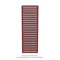 Kadrane EC, couleur Ruby Red, 966W, H 1835 mm / L 600 mm robinet couleur
