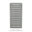 Kadrane EC, couleur Grey Aluminium, 380W, H 971 mm / L 400 mm robinet couleur