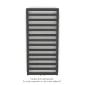 Kadrane EC, couleur Umbra Grey, 380W, H 971 mm / L 400 mm robinet couleur