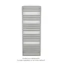 Kadrane Spa EC, Inox Look, 694W, H 1507 mm / L 550 mm, robinet couleur