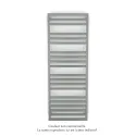 Kadrane Spa EC, Titane, 694W, H 1507 mm / L 550 mm, robinet couleur