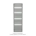 Kadrane Spa EC, Grey Aluminium, 588W, H 1507 mm / L 450 mm, robinet couleur
