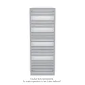 Kadrane Spa EC, Light Jeans, 694W, H 1507 mm / L 550 mm, robinet couleur