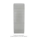 Régate EC Status, couleur White Aluminium, 766W, H 1481 mm / L 500 mm