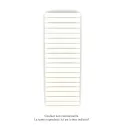 Régate EC Status, couleur Pure White, 766W, H 1481 mm / L 500 mm