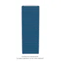 Régate EC Status, couleur Gentian Blue, 766W, H 1481 mm / L 500 mm