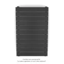 Régate EC Status, couleur Anthracite Grey, 433W, H 815 mm / L 500 mm