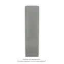 Altima EC vertical, face lisse, Grey Aluminium, 1012W, H 2013 mm / L 527 mm