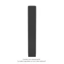 Altima EC vertical, face lisse, Anthracite Grey, 578W, H 2013 mm / L 305 mm