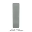 Altima EC vertical, face lisse, Titane, 1012W, H 2013 mm / L 527 mm