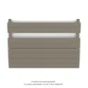 Régate EC, couleur Concrete Grey, 656W, H 666 mm / L 1000 mm