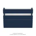 Régate EC, couleur Sapphire Blue, 656W, H 666 mm / L 1000 mm
