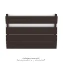 Régate EC, couleur Dark Brown, 656W, H 666 mm / L 1000 mm