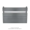 Régate EC, couleur Anthracite, 656W, H 666 mm / L 1000 mm