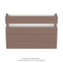 Régate EC, couleur Terracotta Faded, 656W, H 666 mm / L 1000 mm