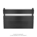 Régate EC, couleur Black Quartz, 656W, H 666 mm / L 1000 mm