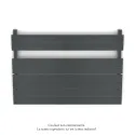 Régate EC, couleur Black Matt, 656W, H 666 mm / L 1000 mm
