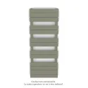 Régate EC, couleur Cement Grey, 583W, H 1259 mm / L 500 mm
