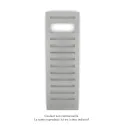 Karena Spa EC, robinetterie, couleur 9006, 561W, H 1225 mm / L 500 mm