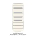 Régate EC +Air, couleur Edelweiss m. 0067, 625W, H 1370mm / L 500mm