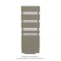 Régate EC +Air, couleur Concrete Grey 0265, 625W, H 1370mm / L 500mm