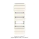Régate EC, couleur Edelweiss m., 691W, H 1481 mm / L 500 mm