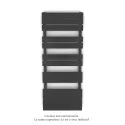 Régate EC, couleur Anthracite Grey, 583W, H 1259 mm / L 500 mm
