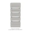 Régate EC, couleur Telegrey 4, 583W, H 1259 mm / L 500 mm